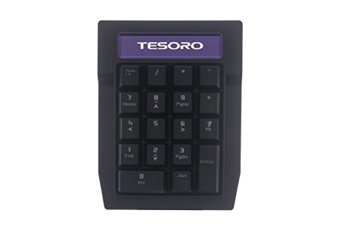 Teclado Numérico TESORO G2N-P (USB - Preto) Tesoro - Teclados numéricos - usb, preto, numérico