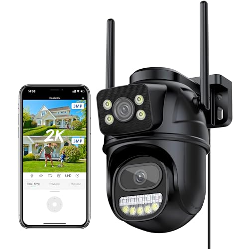 Câmara de segurança REOBIUX 2K Outdoor WiFi Cam Reobiux - Câmeras de vigilância - wifi, 2k, outdoor, metal
