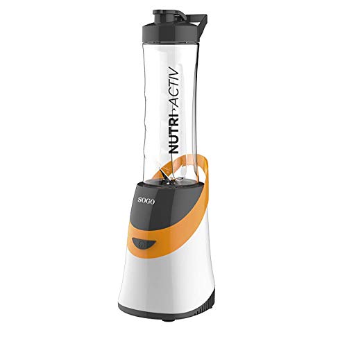 Liquidificador SOGO SS-5515-O (350 W - 0.6 L) SOGO - Batedeiras e liquidificadores - 350 W, 0.6 L, aço inoxidável, preto amarelo