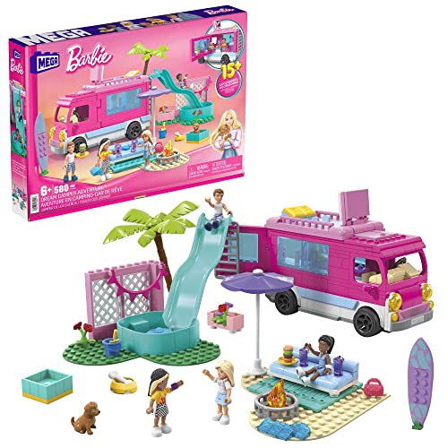 Construção de Brinquedos BARBIE Dream Camper Adventure (Idade Mínima Recomendada: 3 anos) Mattel - Conjuntos de brinquedos - brinquedo, camper, aventura, idade mínima 3 anos
