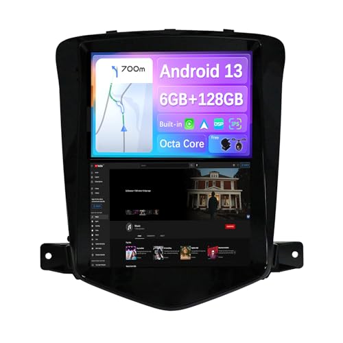 Autorrádio JOYX Android (6G+128GB) Chevrolet Cruze (2006-2015) JOYX Navi - Aparelhos de áudio e vídeo para veículos e sistemas de painel - android, 2 usb, bluetooth, cpu rockchip