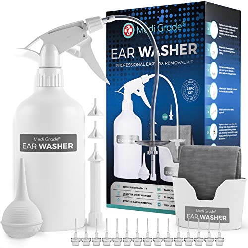 Kit de Limpeza de Ouvidos MEDI GRADE 16 em 1 Medi Grade - Kits de remoção de cera de ouvido - kit, limpeza, ouvido, medi-grade