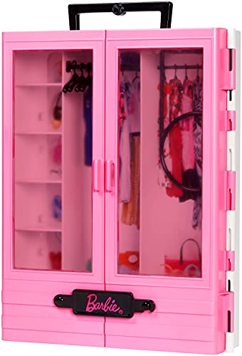 Barbie Fashionista Ultimate Closet (Idade mínima recomendada: 3 anos) Barbie - Acessórios para bonecas e figuras de ação - armario, vestidos, espelho, acessórios