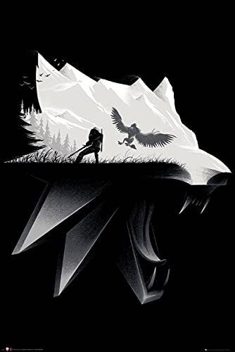 Póster MAXI POSTER The Witcher Open World (61 x 91,5 cm) GB eye - Pósteres, impressões e arte visual - the witcher, open world, 61 x 91,5 cm, alta qualidade