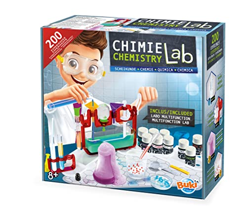 Kit de Ciência SCIENCE LAB Chimie Buki France (Idade Mínima: 6) Buki - Conjuntos de ciência e exploração - kit, ciência, química, experiências, livro