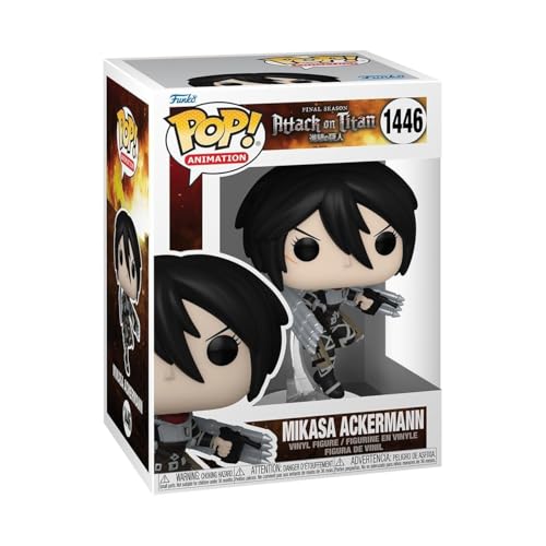 Figura FUNKO POP! Attack on Titan: Mikasa with Thunder Funko - Brinquedos - Attack on Titan, Mikasa, vinil, 9 cm