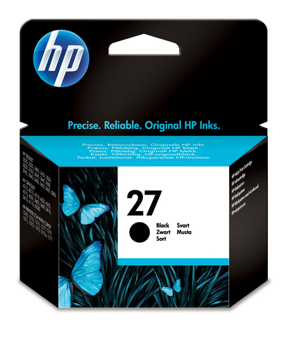 Tinteiro HP C8727AE Preto (C8727AE - 27C) HP - Cartuchos de toner e jato de tinta - preto, compatível HP, deskjet, officejet