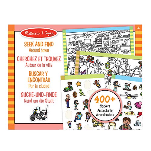 Jogo Didático MELISSA & DOUG Busca e Encontra na Cidade Melissa & Doug - Brinquedos - didático, busca e encontra, cidade