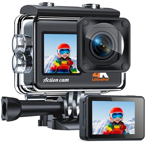 Action Cam CAMWORLD CM-AC100 (4K - 24 MP - Até 120 min de autonomia) CAMWORLD - Câmaras de vídeo - action cam, 4k, 24 MP, 120 min autonomia, resistente água, visor duplo