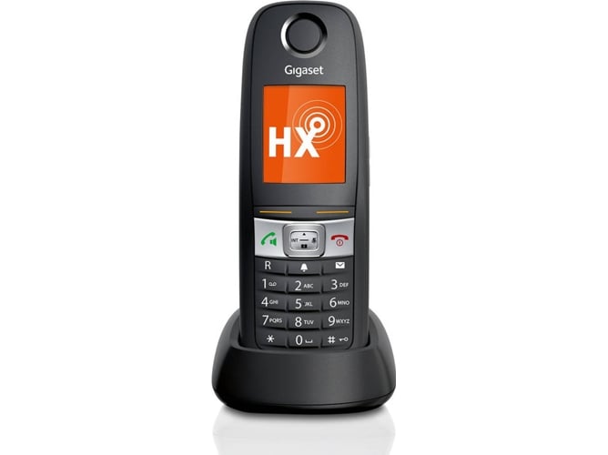 Telefone fixo GIGASET E630HX Preto (Telefone Sem Fios) Gigaset - Telefonia - telefone sem fios, visor LED, resolução 128x160, tempo conversação 14h