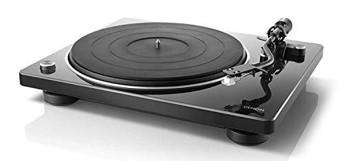Gira-Discos DENON DP-400 Preto (Manual - Correia - Velocidades: 33 1/3 - 45 - 78) Denon - Gira-discos e leitores de vinil - manual, correia, 33 1/3, 45, '78