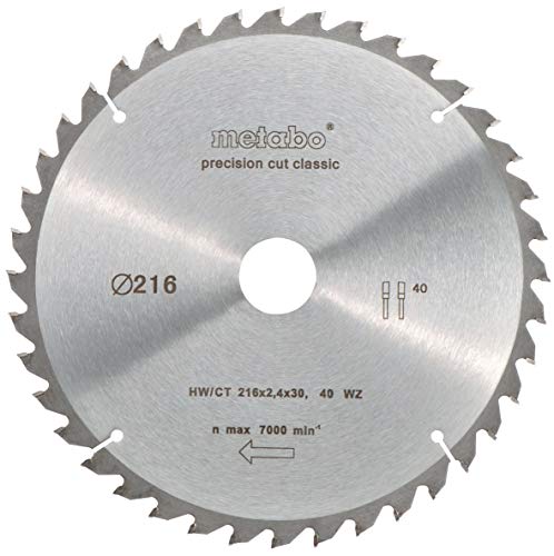 Lâmina para Serra Circular METABO 628060000 (Ø 21.6 cm) metabo - Ferramentas - 21.6 cm, serra circular, Metabo