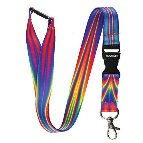 Corda para Portas com Identificador e Pinça Metalizadas (Multicor) Rolseley - Cordões de pescoço - identificador, pinça metalizadas, multicor