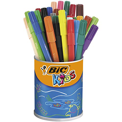Canetas de Feltro BIC 4-colours (Caixa de 36) BIC - Canetas - canetas, feltro, bic, 4 cores, ultra lavável