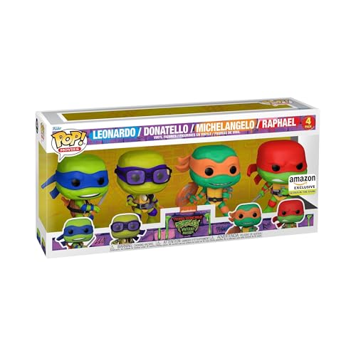 Figura FUNKO POP Movies: TMNT 30th - Leonardo Funko - Brinquedos - figura, funko pop movies, tmnt 30th, leonardo, pvc, altura aprox.