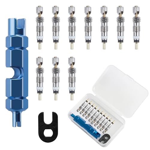 Adaptador de Latão para Válvulas Presta (12 Unidades) NVIYAM - Ferramentas de bicicleta - adaptador, latão, válvulas, presta