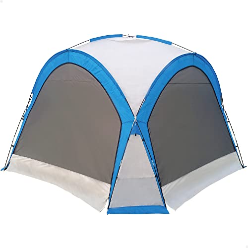 Toldo de Campismo AKTIVE (Azul - Algodão) AKTIVE - Barracas - azul, algodão, campismo