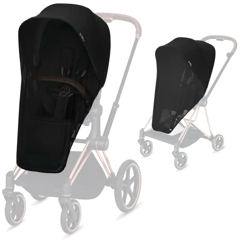 Mosquiteiro para Berço CYBEX Black (90x100 cm) Cybex - Móveis para bebês e crianças pequenas - elástico, 90x100 cm, fácil de instalar, lavável