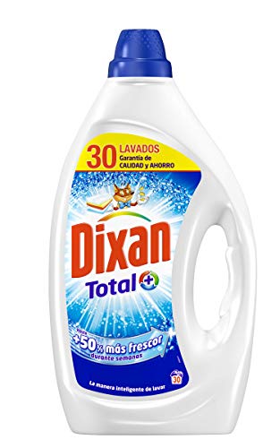 Dixan Total Liquid Detergent 1500 Ml 15L Dixan - Desinfetantes domésticos - 1500 ml, 1,5 L, detergente líquido