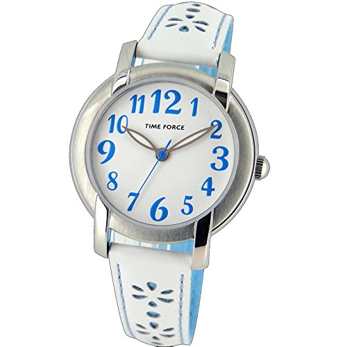 Relógio TIME FORCE TF4123B03 (Aço - Branco) TIME FORCE - Relógios - aço inoxidável, cronómetro, alarme diário, data e hora