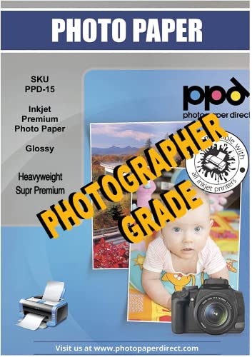 Ppd Inkjet A4 X 100 Folhas Papel Fotográfico Brilhante 280 G/M² Photo Paper Direct - Papel de impressora e copiadora - a4, 100 folhas, brilhante, 280 g/m²