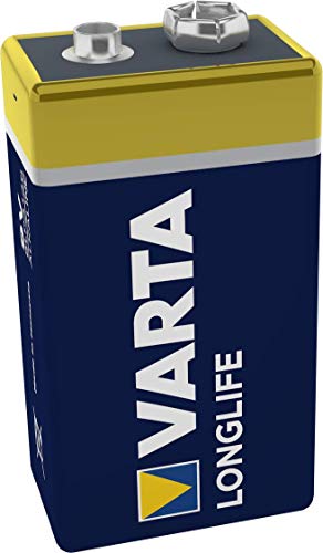 Pilha Não Recarregável VARTA Longlife (1 Unidade - 9V) Varta - Baterias de uso geral - 9V, alcalinas, constante, estável