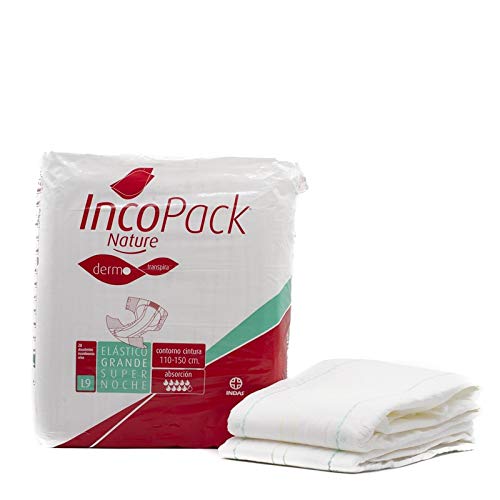 Fraldas INCOPACK Nature Dermotranspirante L9 Indas - Acessórios para incontinência - fraldas, nature, dermotranspirante