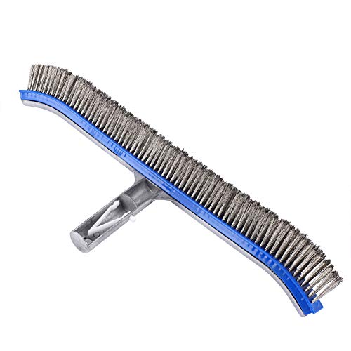 Escova de piscina 3 em 1 com aluminio e aço inoxidável Alomejor - Suprimentos de limpeza doméstica - alumínio, aço inoxidável, piscina