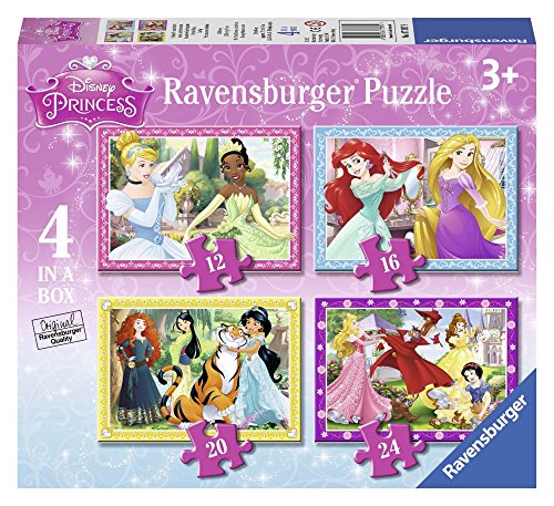Puzzle 2D RAVENSBURGER Princesas Disney (Idade Mínima: 6) Ravensburger - Quebra-cabeças de encaixar - princesas disney, 48 peças, madeira, idade mínima 6