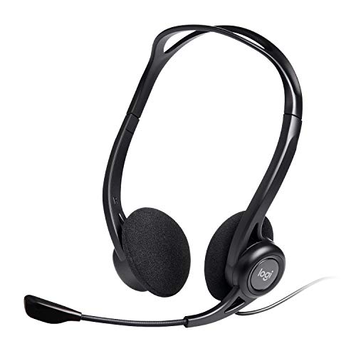 Auscultadores com Fio LOGITECH PC960 Stereo (Com Microfone) Logitech - Fones de ouvido e headsets - com fio, stereo, microfone