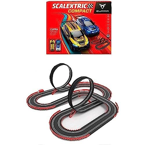 Pista de Carros SCALEXTRIC Compact Cupra Racing (Idade Mínima: 3 - 2.6m) Scalextric - Brinquedos - compacta, carros com luzes, sem fios, puente, vallas