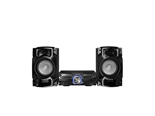 Mini Système Audio PANASONIC SC-AKX320E-K (Enceinte - 450W) Panasonic - Áudio - 450W, 16 cm woofer, 6 cm tweeter, ecualizador automático