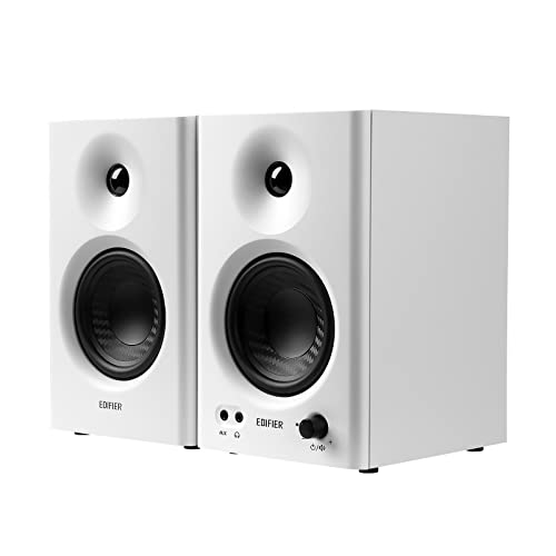 Edifier M R4 Colunas Monitoras 42W Branco Edifier - Alto-falantes - colunas, monitoras, 42w, branco