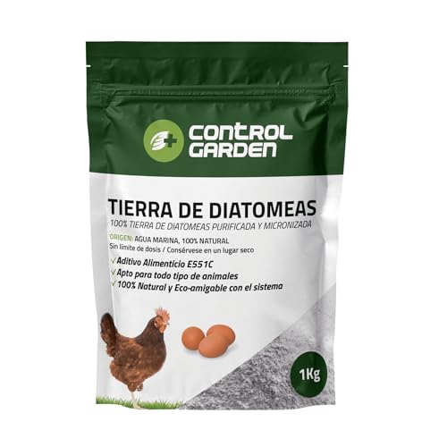 Control Garden Terra de Diatomeas Micronizada Sem Aditivos 1Kg Control Garden - Adubos - diatomaceous, micronizado, sem aditivos, 1 kg