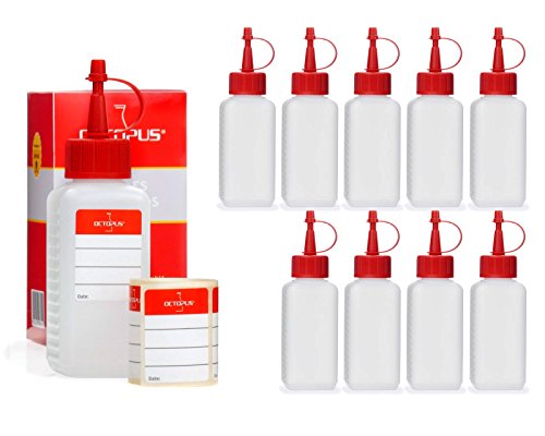 Garrafa de Plástico com Contador de Gotas 100 Ml Octopus - Artigos domésticos - plástico, contador de gotas, 100 ml