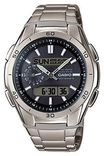 Relógio CASIO Waveceptor Homem (Azul - Digital - Radio Controlled) Casio - Relógios - radio controlado, cronómetro, luz LED, digital