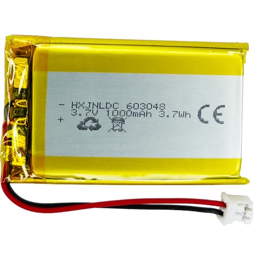 Bateria Polimerizada Lítio DC 3.7V 1000mAh HXJN - Baterias para telefone sem fio - 3.7V, 1000mAh, polímero de lítio, universal