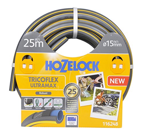 Mangueira de Jardim Hozelock 116248 | Cinza, Amarelo (Jardinagem) Hozelock - Mangueiras de jardim - mangueira, jardim, hozelock, cinza, amarelo