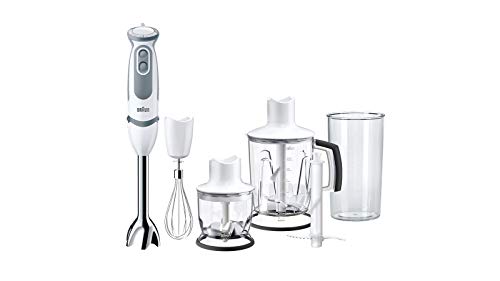 Batedeira BRAUN MQ5245WH (1000 W - 1.25 L) Braun - Batedeiras e liquidificadores - 1000 W, 1.25 L, 21 velocidades, turbo, removível