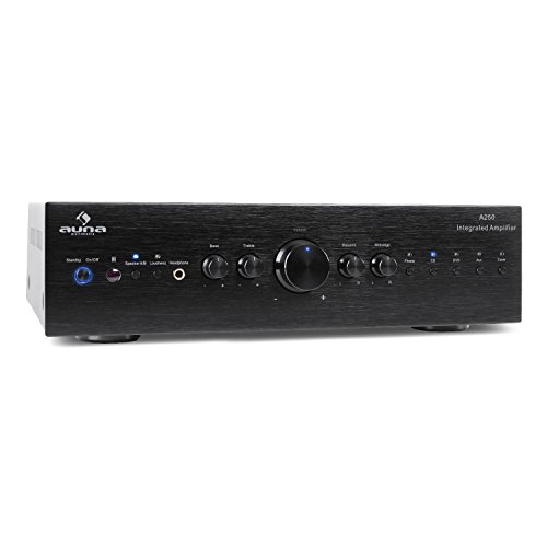 Amplificador AUNA AV2-CD708 (120 W - Canais: 4) AUNA - Áudio - 4 canais, 120 W, visor incorporado, 2 colunas