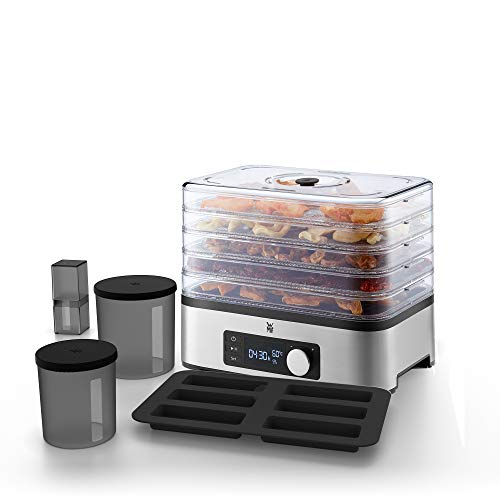 Desidratador Eléctrico WMF 04.1525.0011 | Aço inoxidável WMF - Desidratadores de alimentos - aço inoxidável, eléctrico, preto prateado