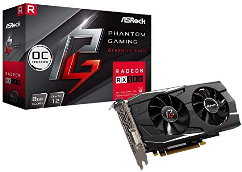 Placa Gráfica ASROCK Radeon RX 580 Phantom Gaming D (AMD - 8 GB DDR5) Asrock - Placas e adaptadores de vídeo - placa grafica, ASRock, radeon rx 580, phantom gaming d, amd, 8 gb ddr5