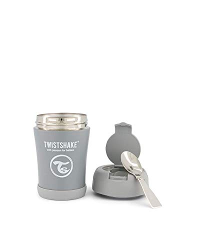 Acessório de alimentação Twistshake A-46-002 | Cinzento (Puericultura - Refeição) Twistshake - Porta-alimentos e bebidas - 10 horas, colher dobrável, temperatura
