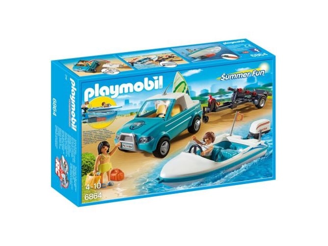 Playmobil Summer Fun 6864 veículo de brincar (Jogos de Sociedade) PLAYMOBIL - Conjuntos de brinquedos - veículo, brincar, figurinhas, acessórios