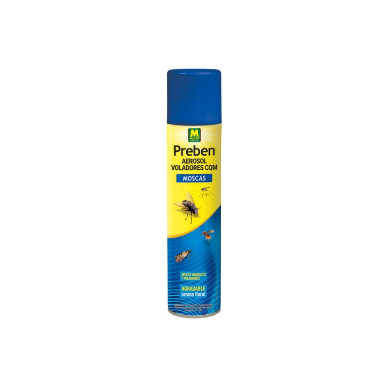 Insecticida PREBEN Insectos Voladores (750 ml) MASSO - Pesticidas - insetos voladores, pulverização, concentrado, aroma floral
