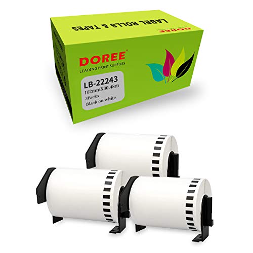 Etiquetadora DOREE DK-22243 (Compatibilidade: Brother) New source - Etiquetas de endereço - etiquetas, impressão a jato de tinta, compatível brother