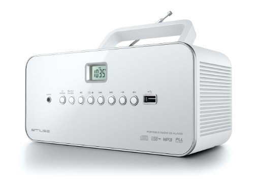 Rádio MUSE AM-28RDW (Branco - PLL - FM/MW - Corrente) Muse - Áudio - PLL, fm/mw, corrente