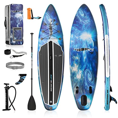 Tábuas para Paddleboard SERENELIFE 6 Pulgadas SereneLifeHome - Náutica e esportes aquáticos - paddleboard, 6 polegadas, tamanho 3,23m, 13,6kg