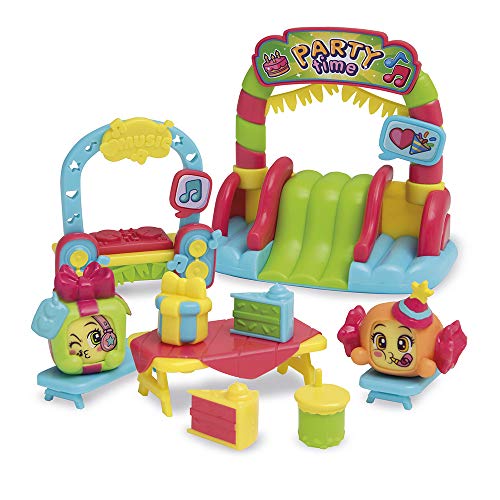 Conjunto de Figuras de Brincar MOJIPOP'S Party Megableu - Conjuntos de brinquedos - figuras, brincar, mojipop, party, personagens, acessórios