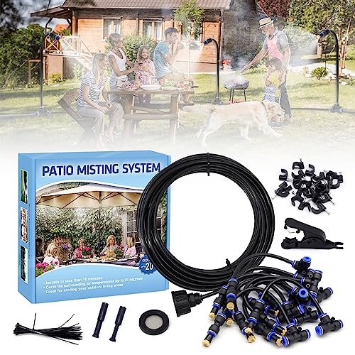 Cinemon 20M Kit de Nebulização para Jardim CINEMON - Sistemas de nebulização exterior - kit nebulização, jardim, spray, pulverização